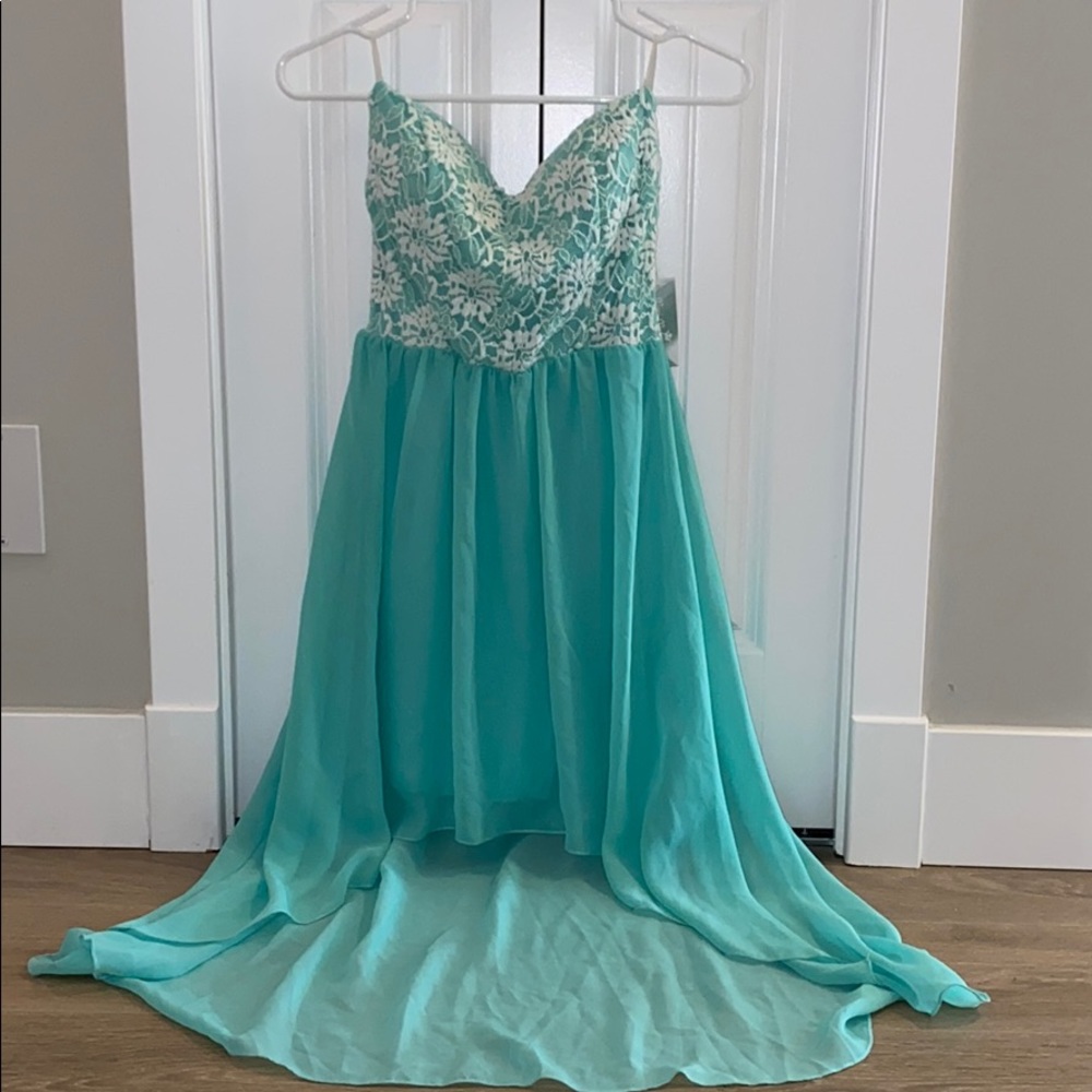 Brand New Dress Hi-Low Pastel Chiffon